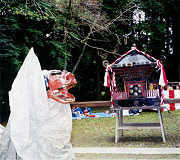 坂本神社の獅子舞